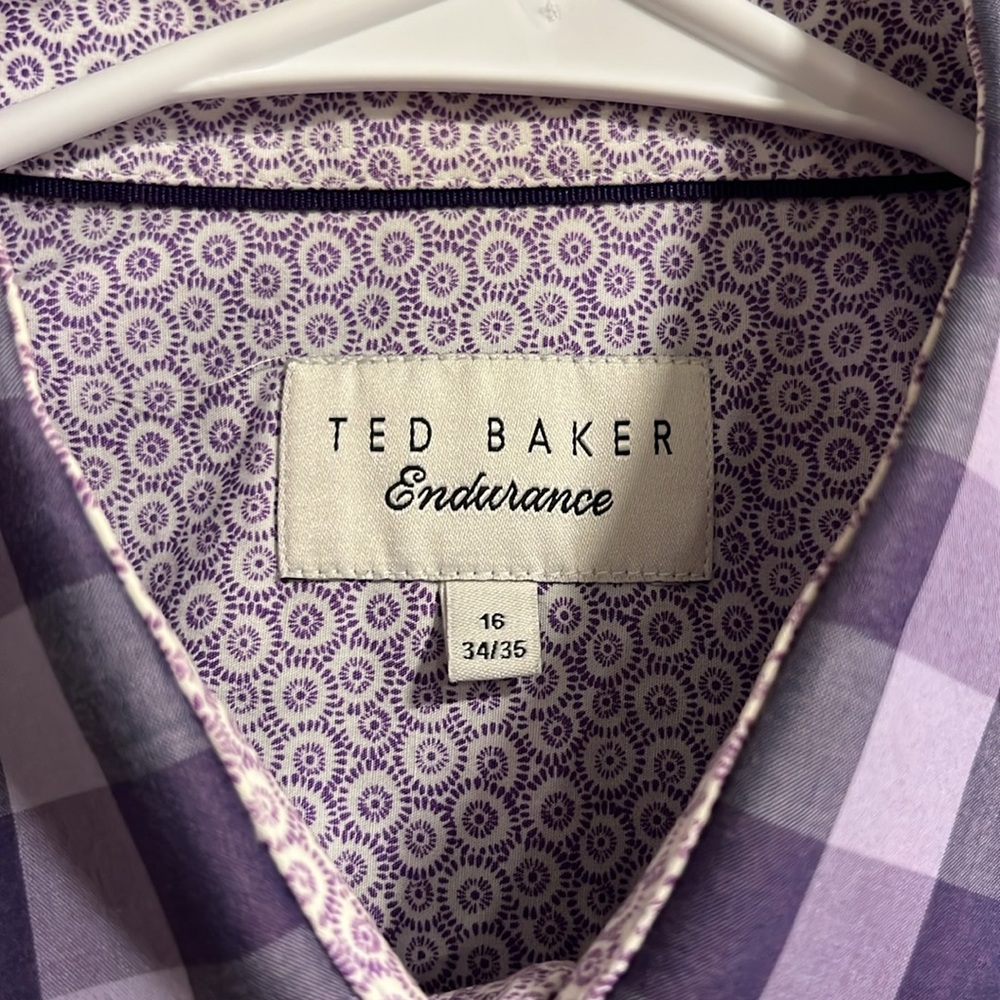 Ted Baker Endurance Button Down Size Neck 16 34/35 - Picture 2 of 5